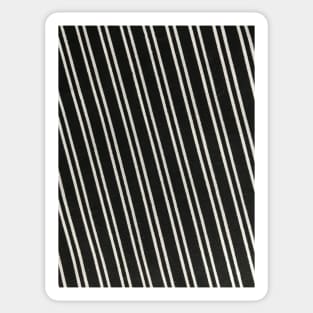 Black and white zebra stripes Sticker